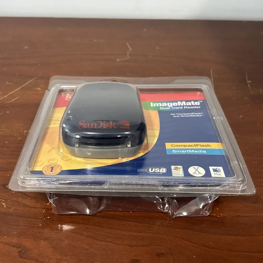 SanDisk ImageMate Dual Card Reader SDDR-75-07 For CompactFlash & SmartMedia New - Picture 5 of 5